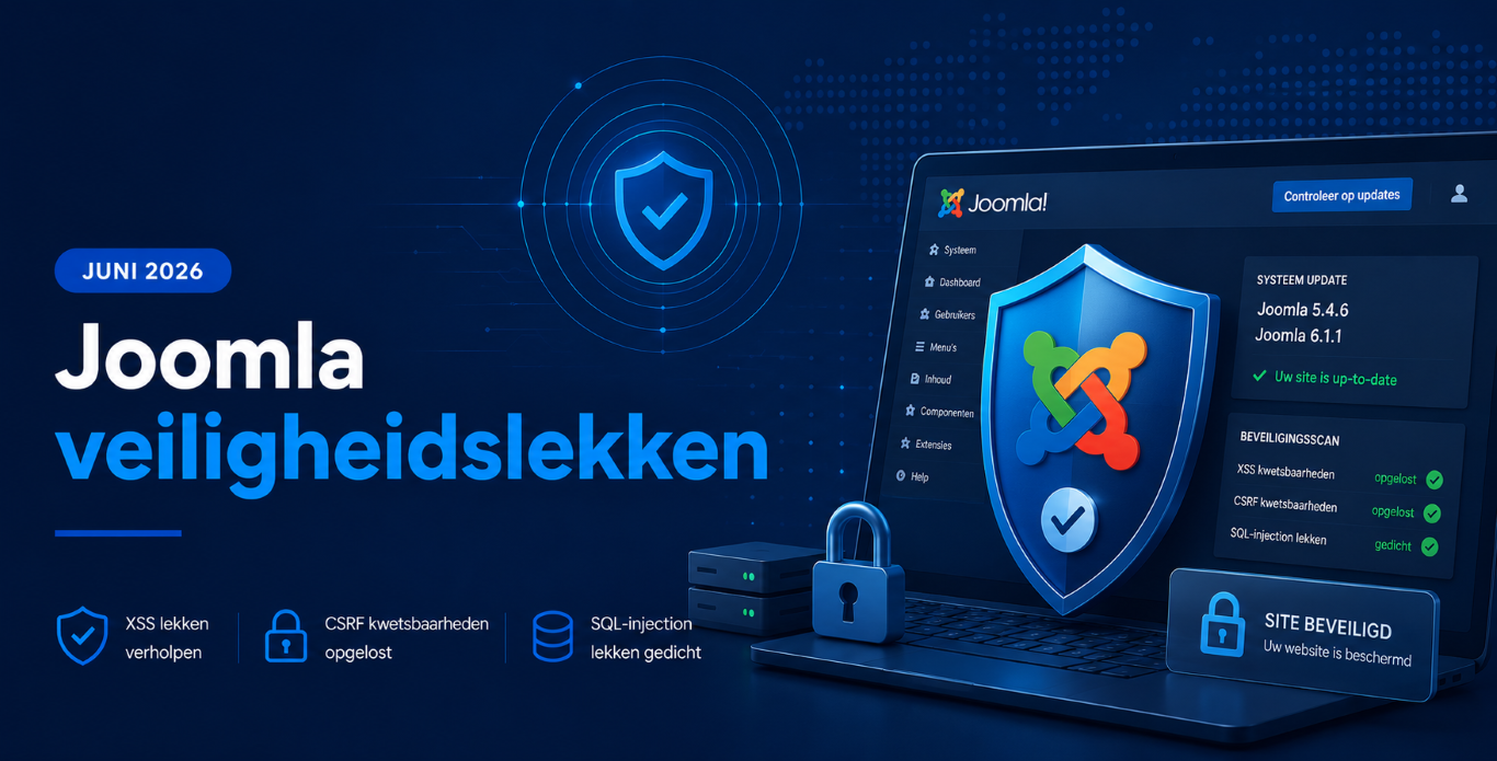 Joomla extensies veiligheidslekken Juni 2026